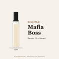 Bujairami Mafia Boss sample – 10 ml decant in glazen sprayflesje