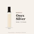 Khadlaj Onyx Silver sample – 10 ml decant in glazen sprayflesje
