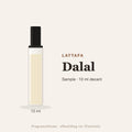 Lattafa Dalal sample – 10 ml decant in glazen sprayflesje