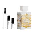 Lattafa Sample Service – parfum, zijaanzicht