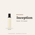 Mykonos Inception sample – 3,5 ml decant in glazen sprayflesje
