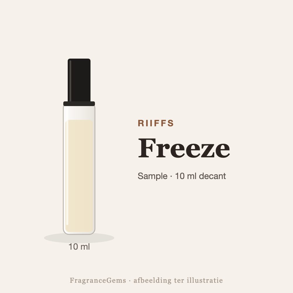 Riiffs Freeze sample – 10 ml decant in glazen sprayflesje