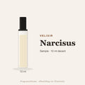 Velixir Narcisus sample – 10 ml decant in glazen sprayflesje